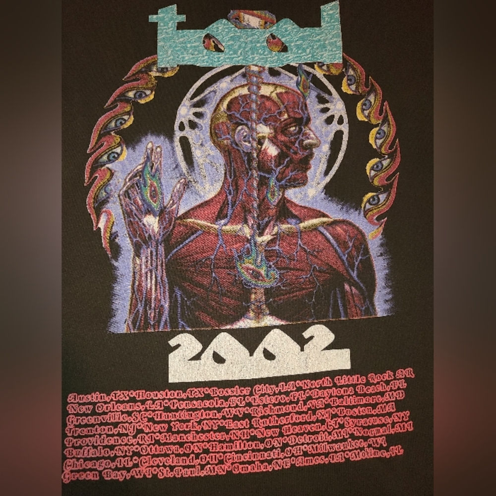 Vintage rare 2002 Tool tour shirt